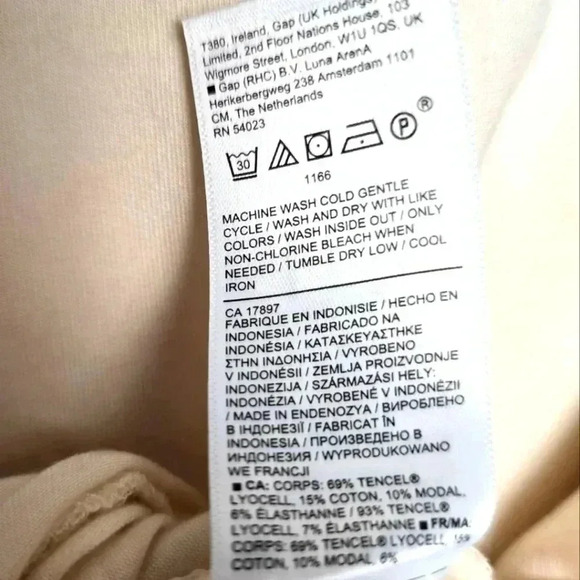 Athleta Womens L Balance Cinch Turtleneck Sweatshirt Chantilly Cream Comfy Layer - Picture 7 of 11